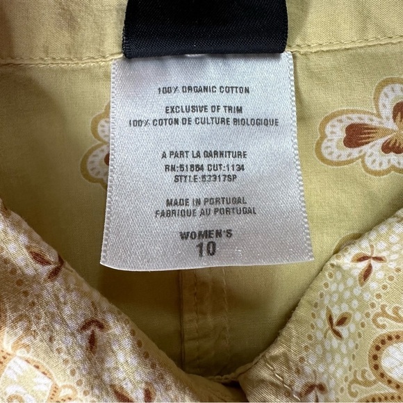 Patagonia Organic Cotton Button Down Top. Size 10 - Picture 2 of 6